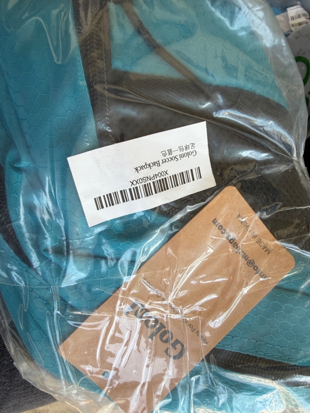 Men’s Turquoise Everyday Backpack - Picture 6 of 6